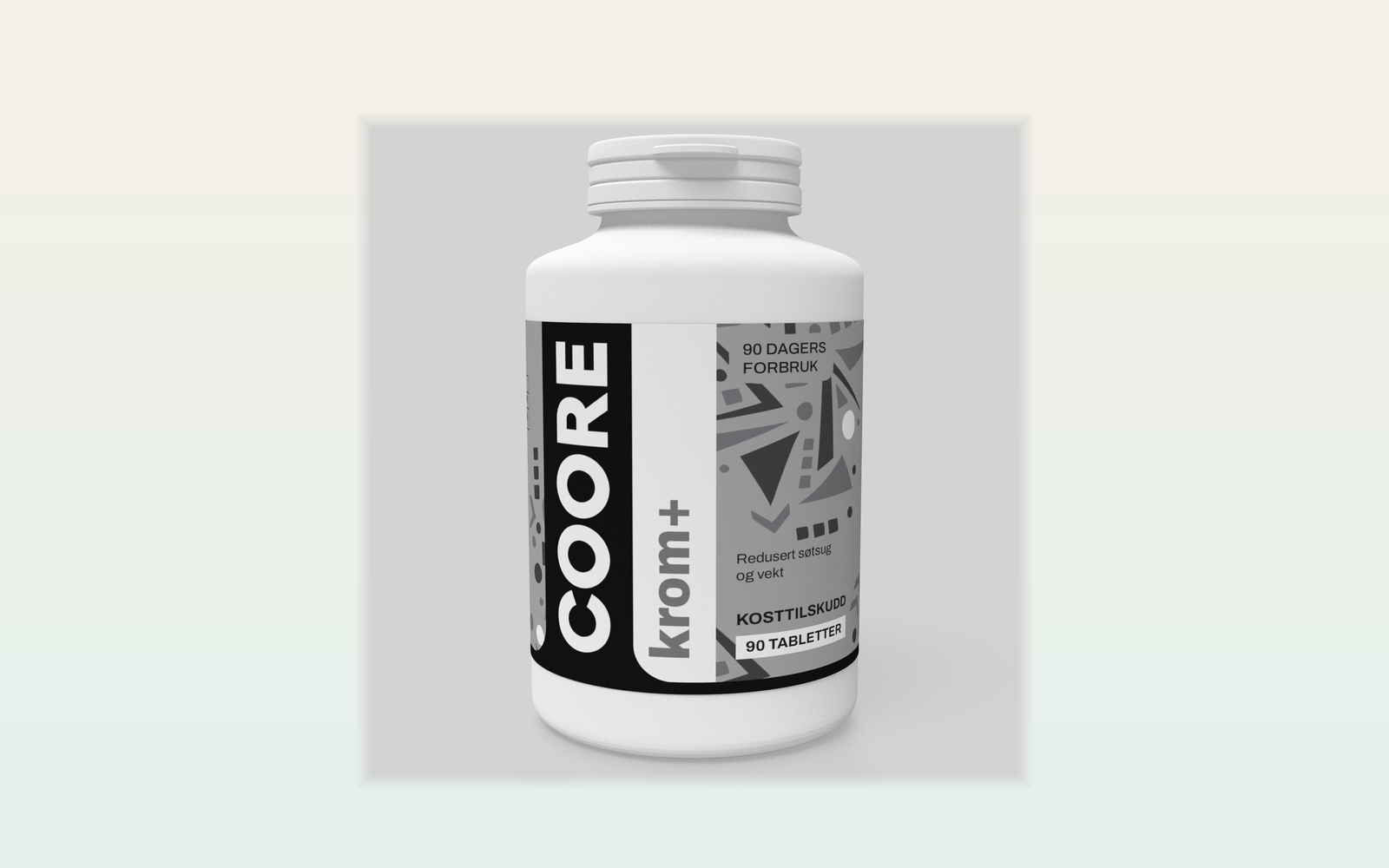 Coore Krom+ tabletter, kosttilskudd for normal blodsukkerregulering