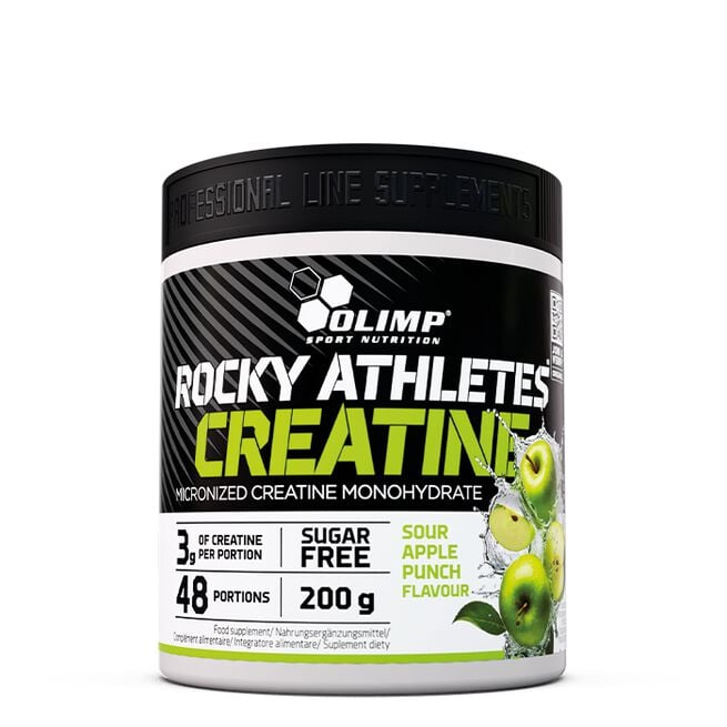 Rocky Athlete Creatine Monohydrate, Sour Apple