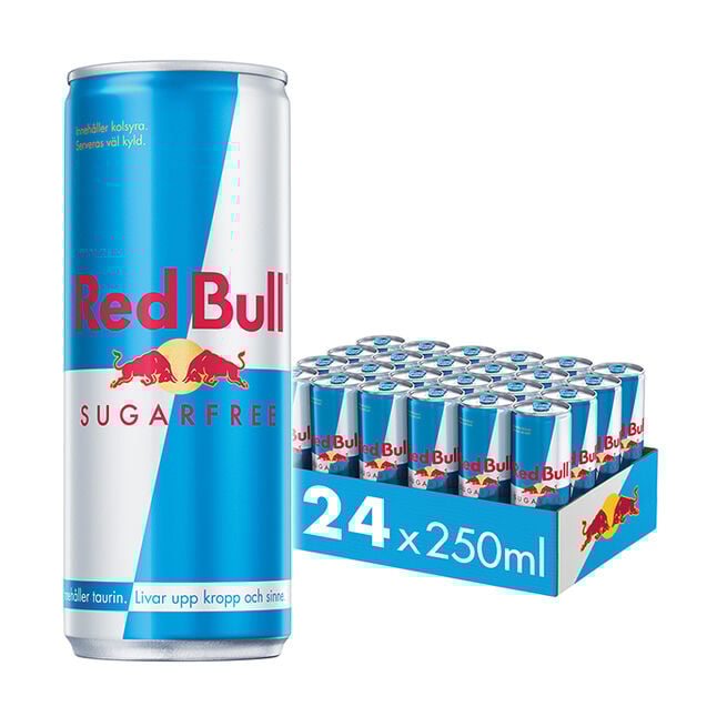 Red Bull Energidryck, 250 ml, Sockerfri