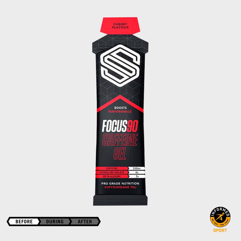 1stk Focus90® - Caffeinated energy gel Cherry