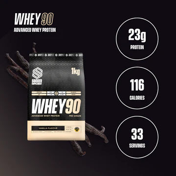 Whey90® - Whey Protein Isolate 1kg vanilje