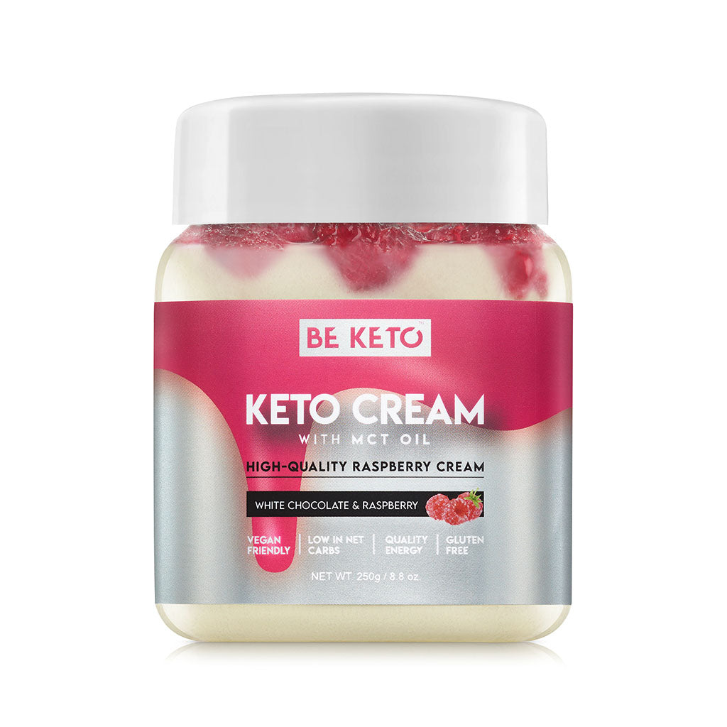 Keto Cream, White Chocolate Raspberry