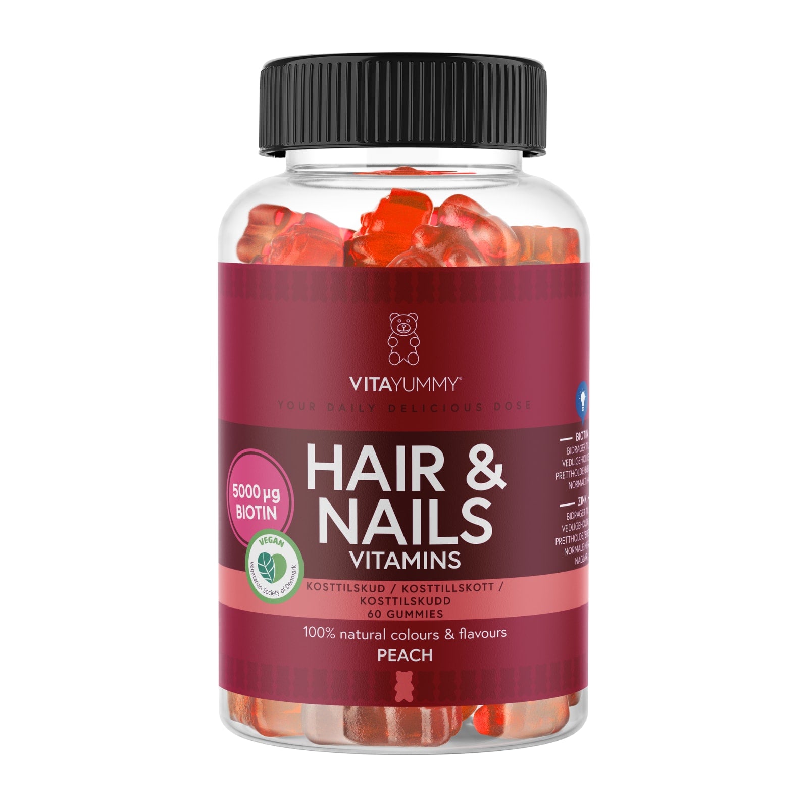 Hair & Nails Raspberry Gummies