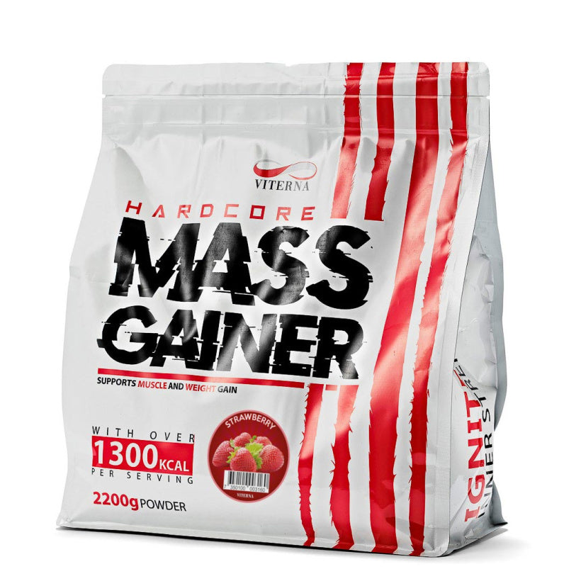 Hardcore Mass Gainer 2,2kg Strawberry