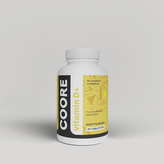 Coore Vitamin D+, 90 tabs