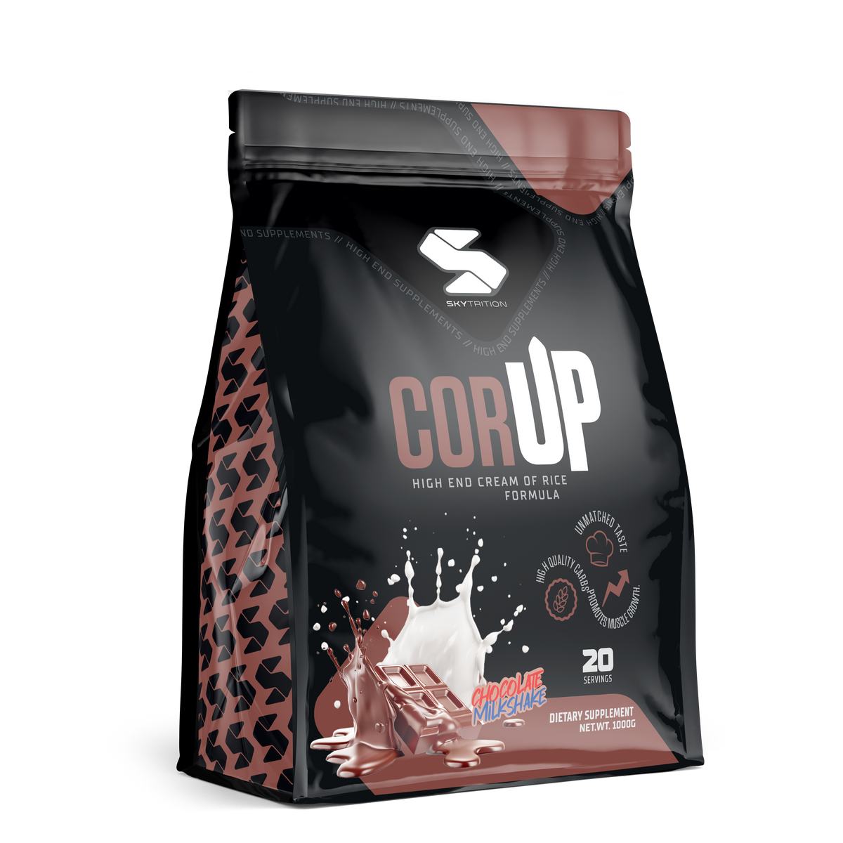 CorUP Cream of Rice Chocolate Milkshake
