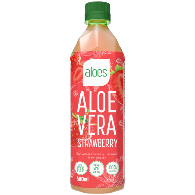 Aloe Vera Strawberry 500ml