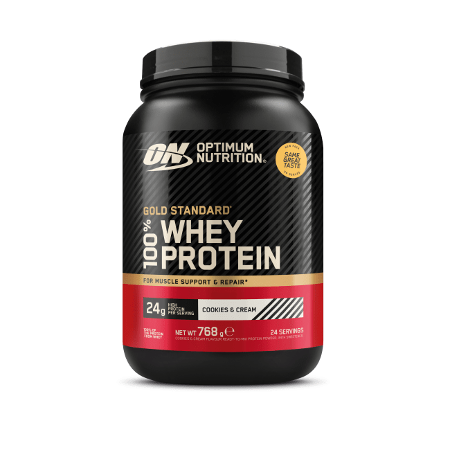 100% Whey Gold Standard, 768 g, Cookies & Cream