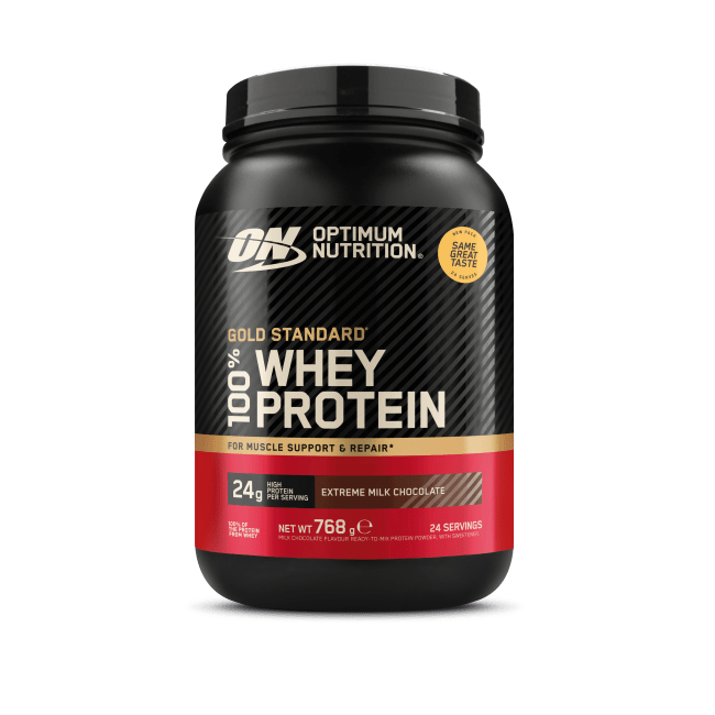 100% Whey Gold Standard, Extreme Milk Chocolate, 768g