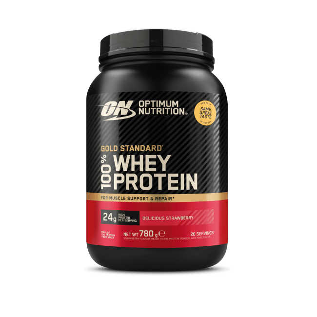 100% Whey Gold Standard, 780g, Delicious Strawberry