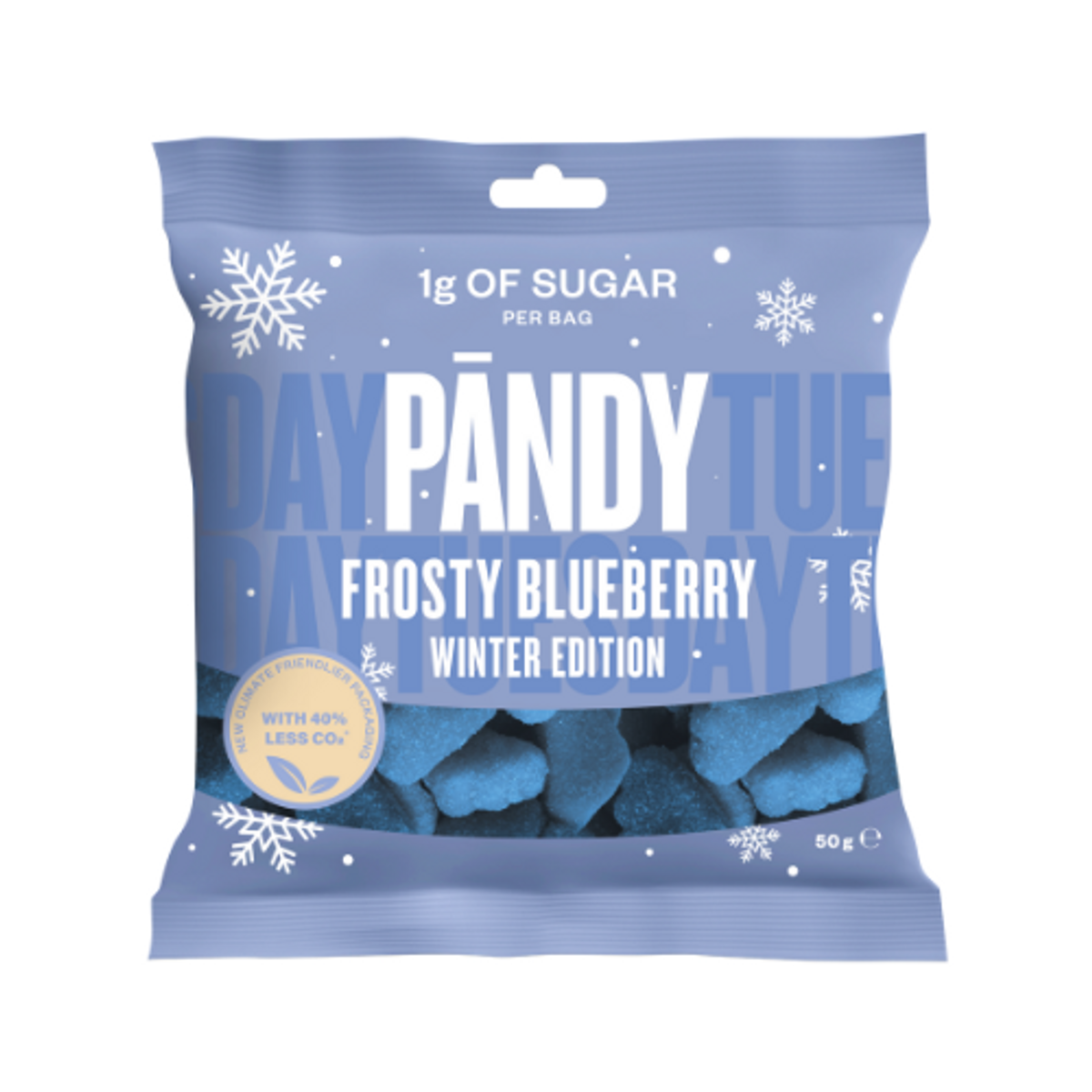 Pandy Candy, 50g, Frosty Blueberry, Winther Edition