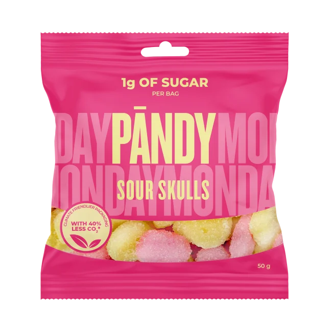 Pandy Candy, 50g, Sour Skulls