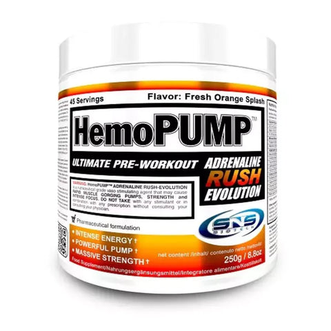 HemoPump 250gr PWO Fresh Orange Splash