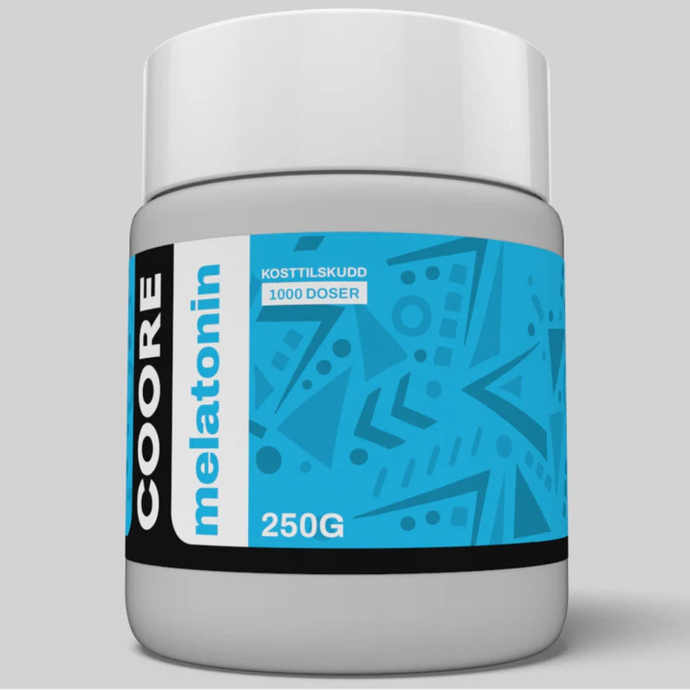 Melatonin Pulver, 1000 serveringer