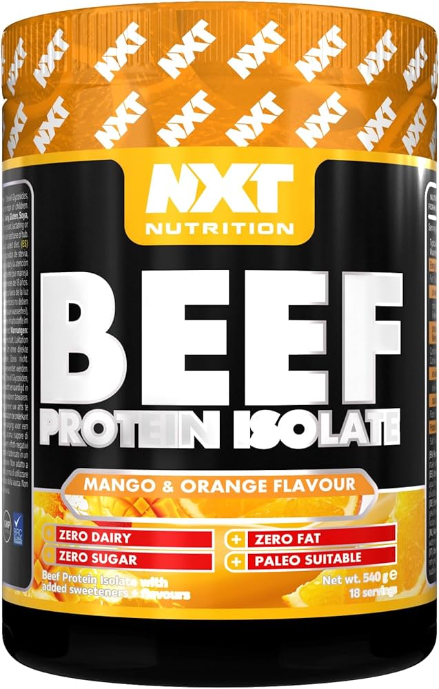 Beef Protein Isolate 540g, Mango Orange