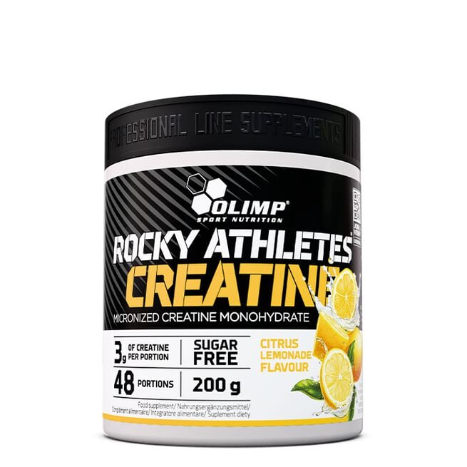 Rocky Athletes Creatine Monohydrat, Citrus Lemonade