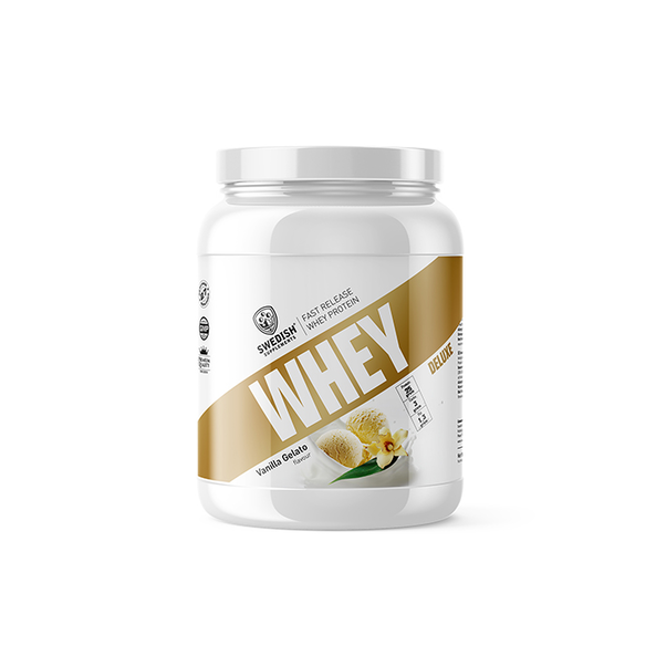 Whey Protein Deluxe, Boks, Vanilla Gelato