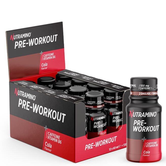 Nutramino Pre Workout SHOT Cola, 12x60ml