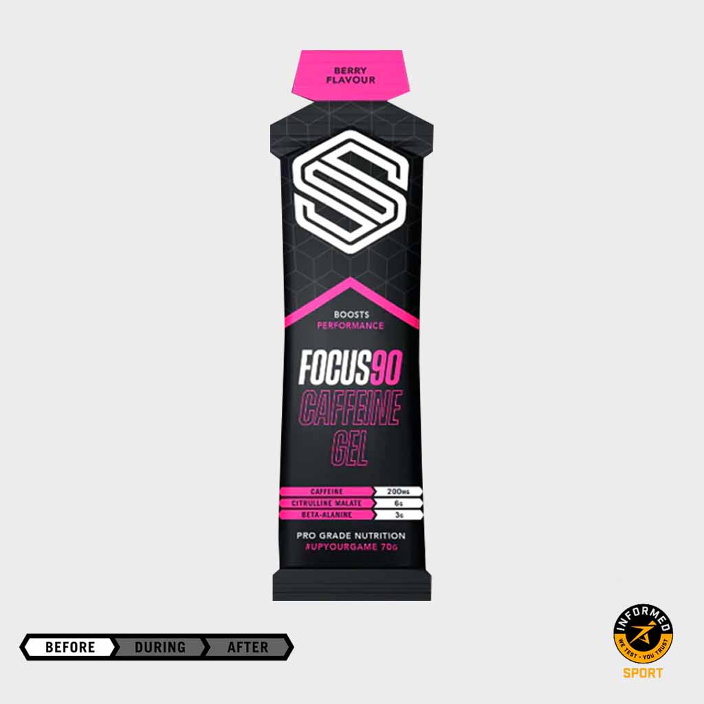 1stk  Focus90® - Caffeinated energy gel Mixed Berry