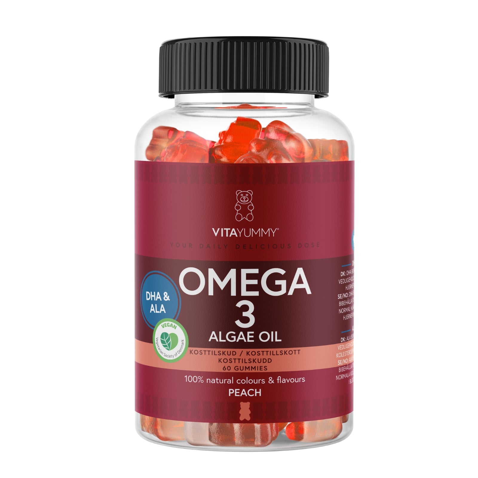 Omega 3 Peach Gummies