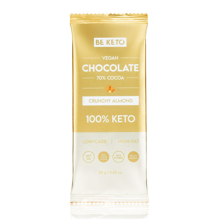 Keto Vegansk Sjokolade, Knasende Mandel