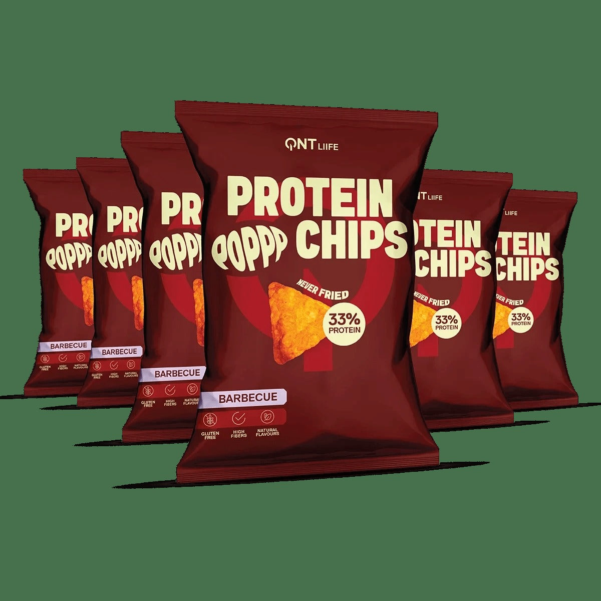 Popp Protein Chips BBQ 50g – QNT