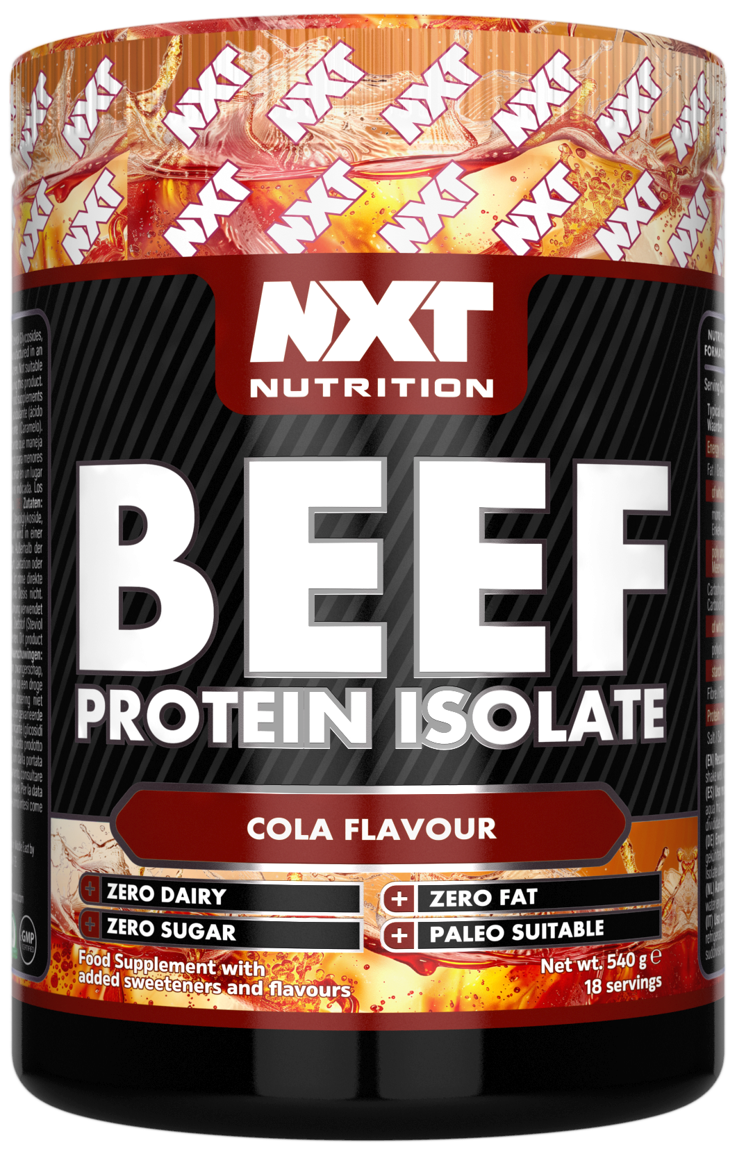 Beef Protein Isolate 540g, Cola