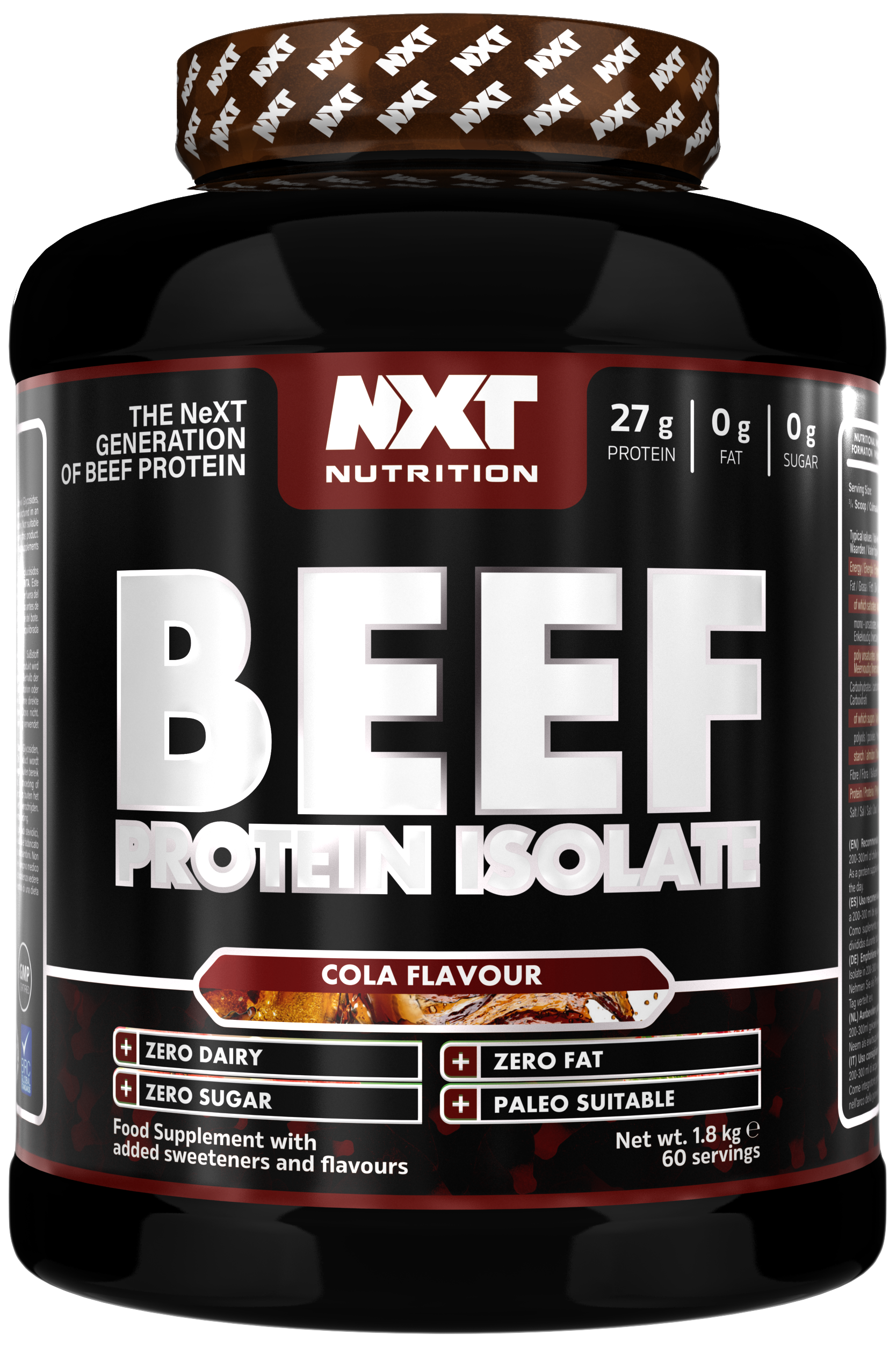Beef Protein Isolate 1,8kg, Cola