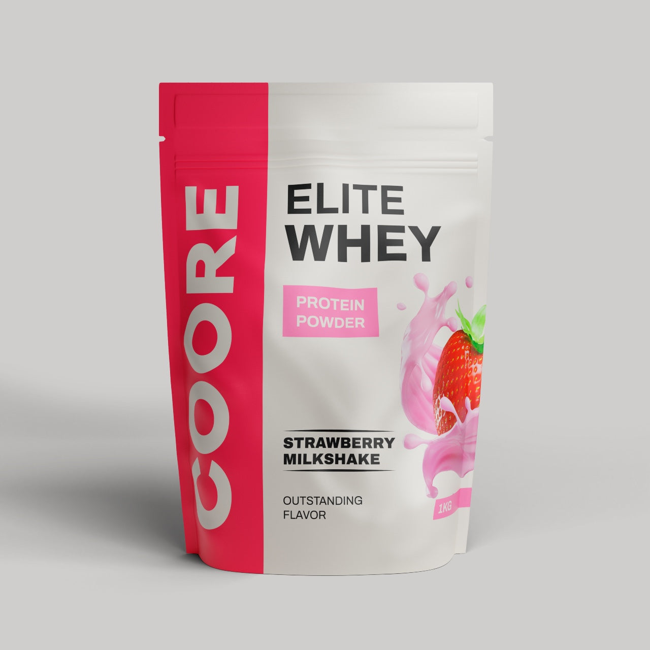 Whey Elite 1kg, Strawberry Milkshake