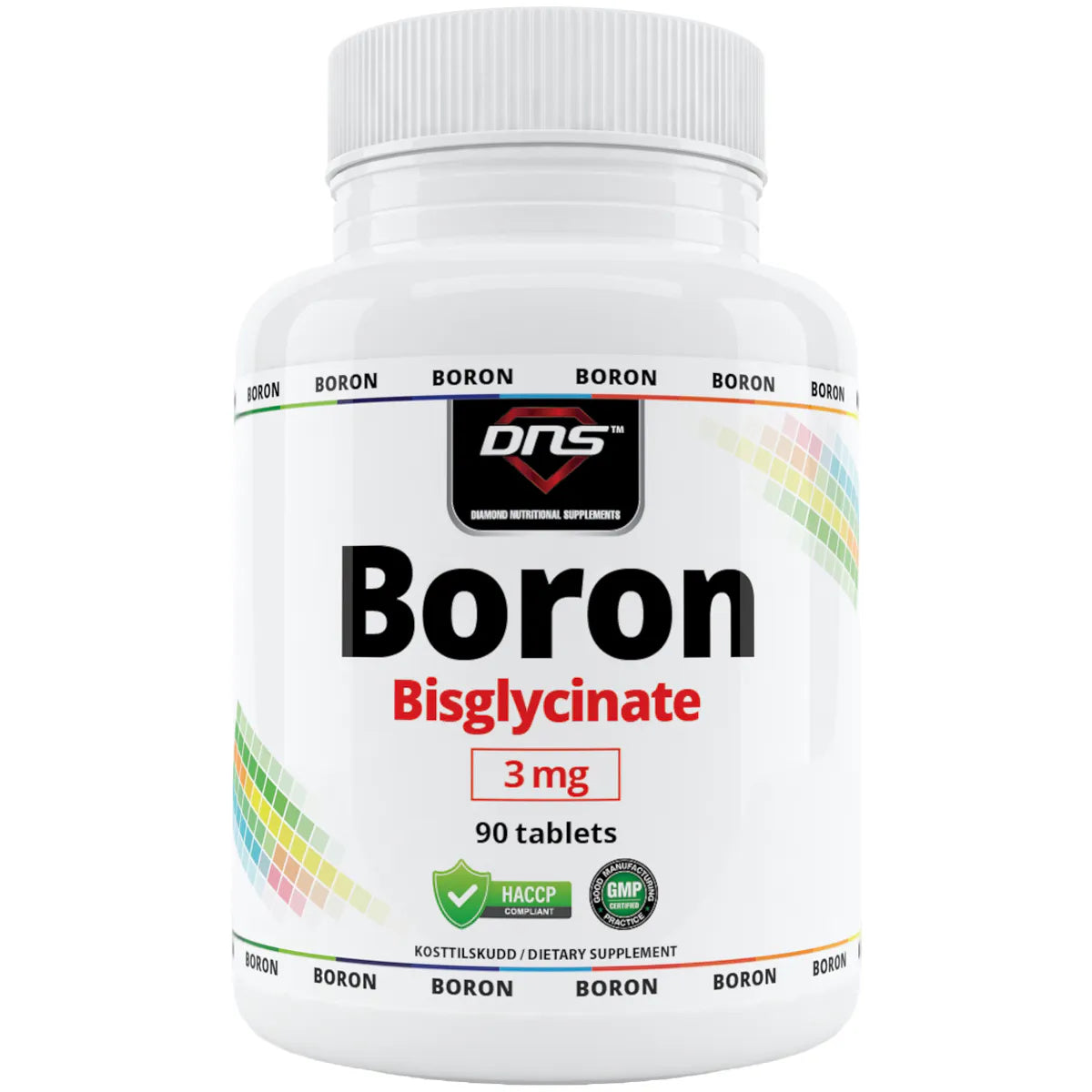 DNS Boron Bisglycinate 3 mg 90 tabletter