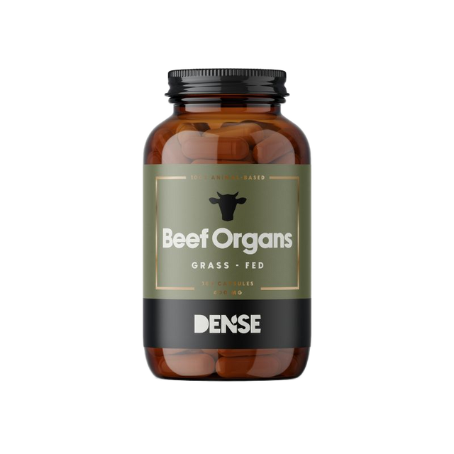 Beef Organs - Gressforet organtilskudd - 180 kapsler