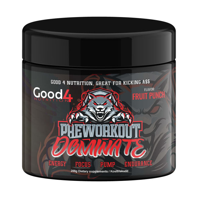 Dominate PWO, Fruit Punch, 36 servings