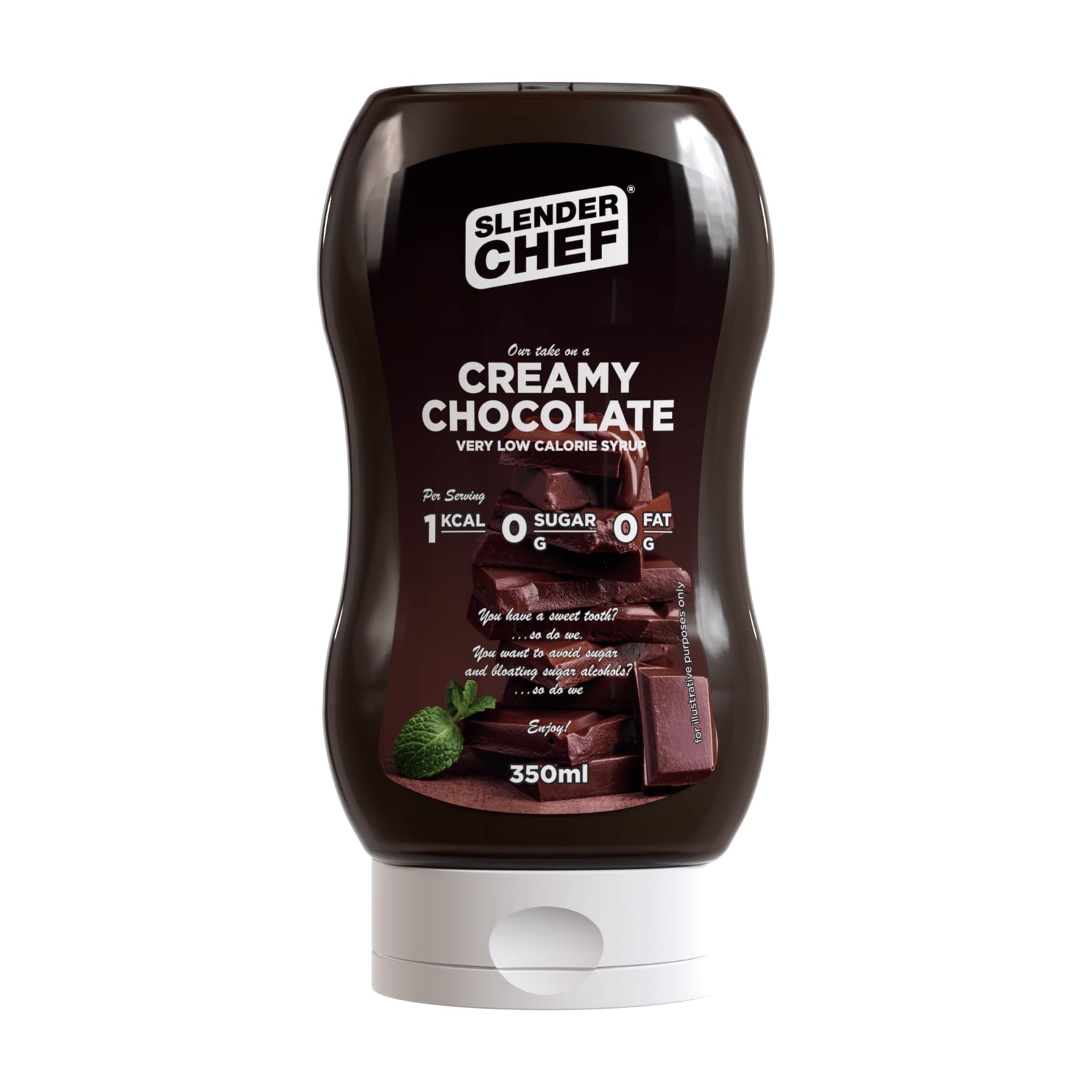Creamy Chocolate Syrup, Slender Chef