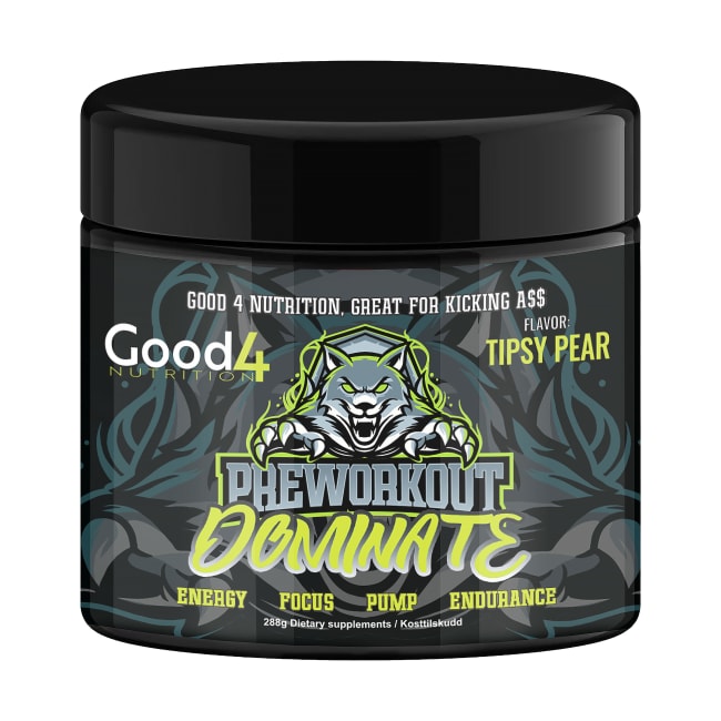 Dominate PWO, Tipsy Bear, 36 servings