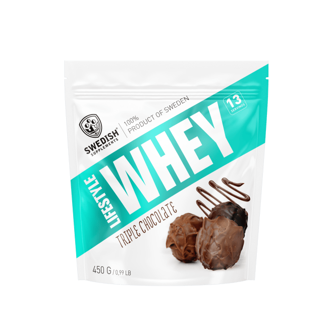 Lifestyle Whey, 450gr, Trippel sjokolade