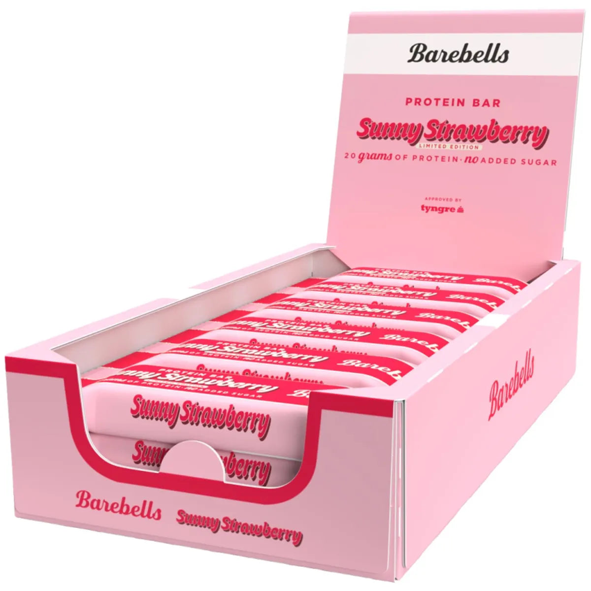 Barebells Protein Bar, 12x55g, Sunny Strawberry