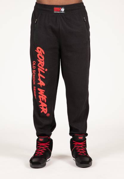 Augustine Old School Pants, Black/Red