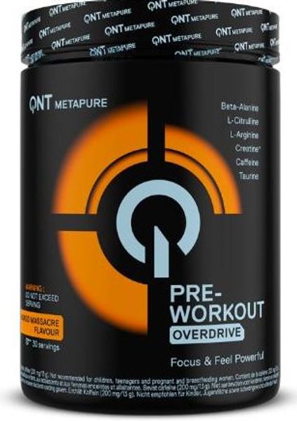 QNT Pre-Workout Overdrive, 390g