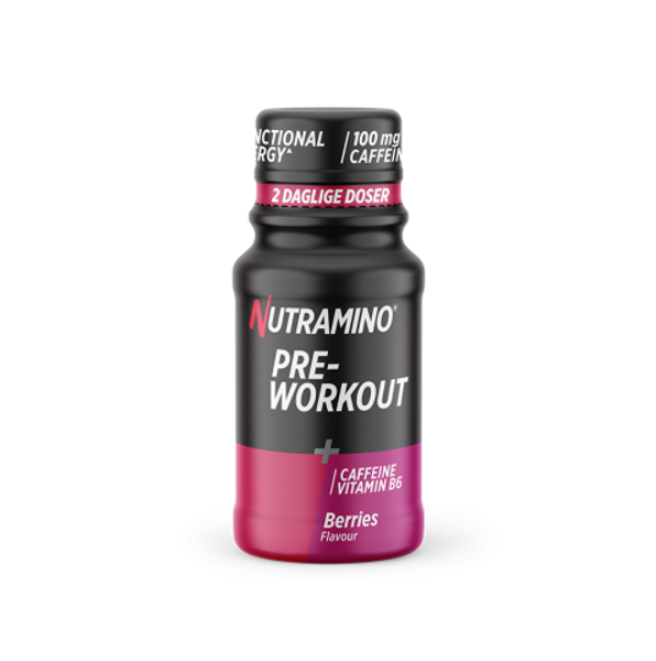 Nutramino Pre Workout SHOT, 24x60ml, Berries