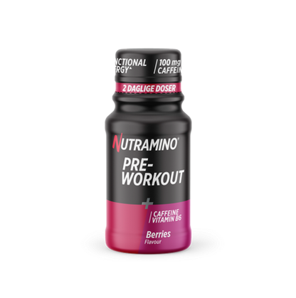 Nutramino Pre Workout SHOT Berries, 12x60ml