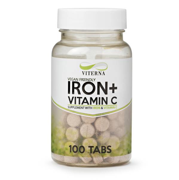 Viterna Vital Iron+Vitamin C, 100 tabs (vegan)