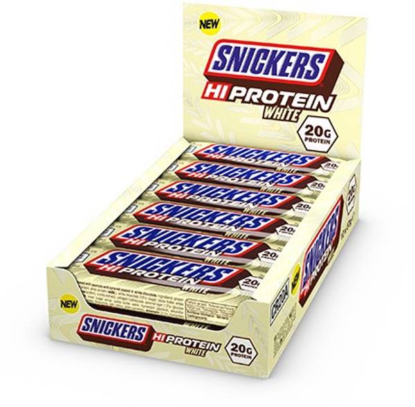 Snickers HiProtein Bar - 12x55g - White