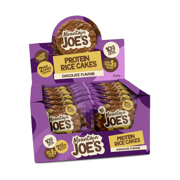 Mountain Joe's Protein Rice Cake, 12x64g, Chocolate