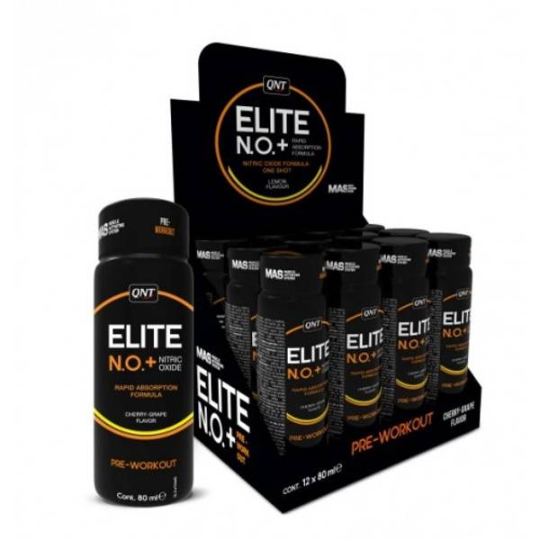 QNT Elite NO+ PWO SHOT, 12x80ml, Cherry-Raisin