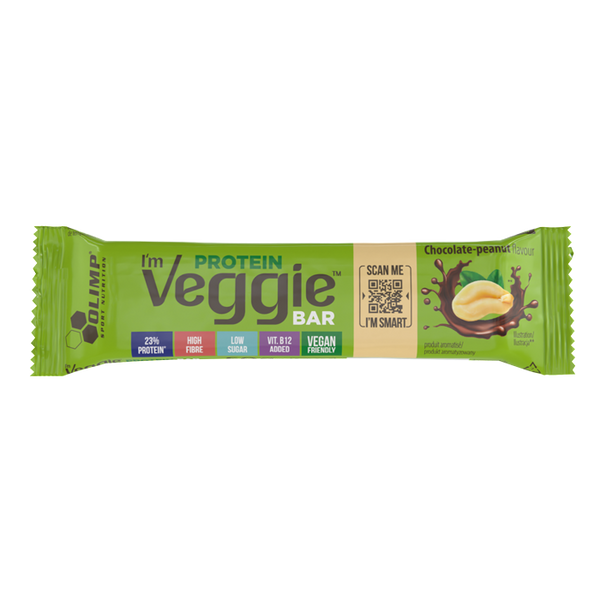 Olimp Veggie Bar, 25x50g, Chocolate Peanut Butter BF: 13/12