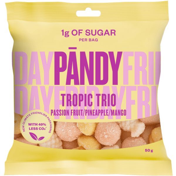 Pandy Candy, 50g x 14stk, Tropic Trio