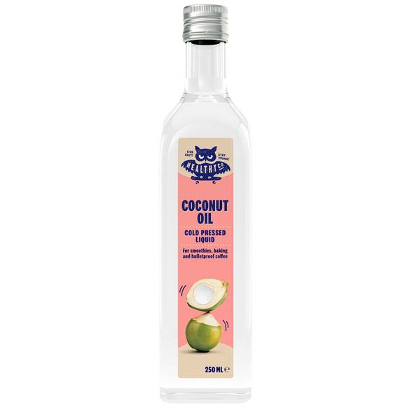 Eco Liquid Coconut Oil, coldpressed, 6x250ml