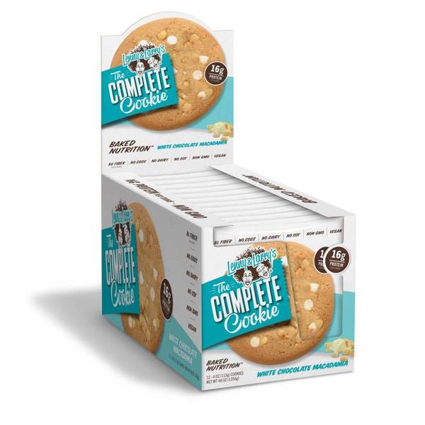 Lenny&Larry Protein Cookie,12x113g,White Choc Macadem