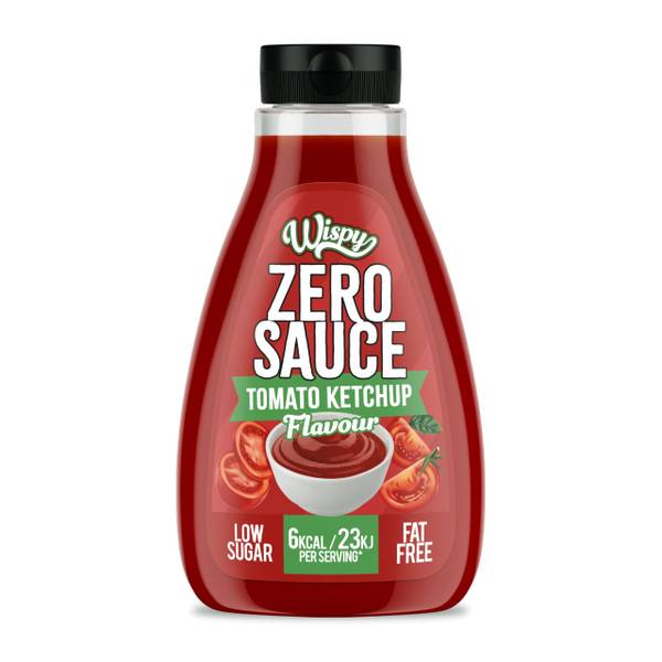 Wispy Zero Sauce, 430g x 9stk, Tomato Ketchup