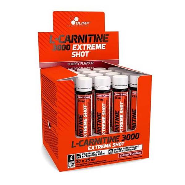 L-Carnitine 3000 Extreme SHOT, 20x25ml, Orange